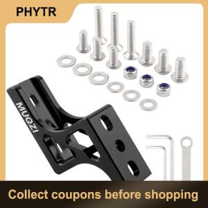 【PHYTR】 1set Brompton Dahon Bike Bag Carrier Adapter Folding Bike Front Bag Mount Raised Holder For Front Rack Or Frame