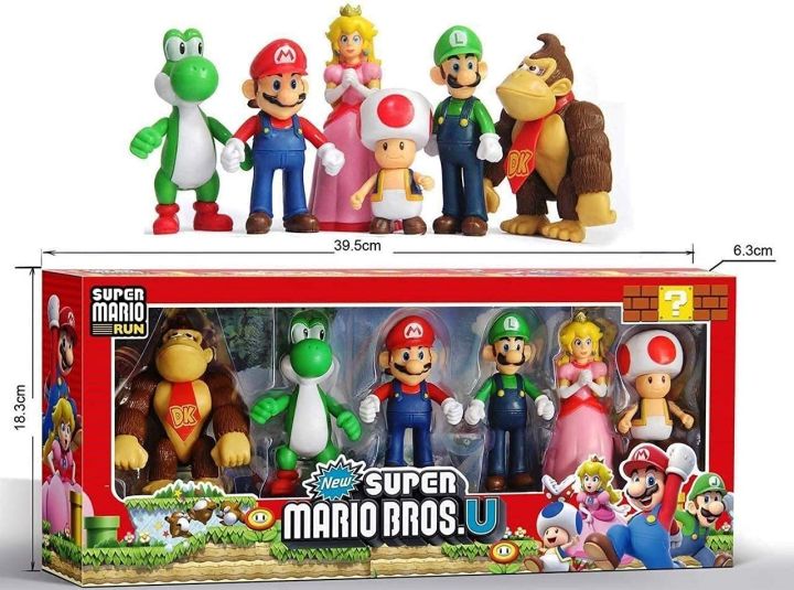 Super Mario Bros Toys Action Figures pcs Set Lazada Lazada PH - Main Image