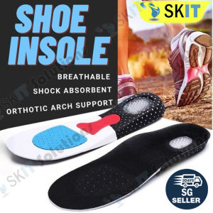 【SKIT SG】Orthotic Arch Support Shoe Insole for Sport / Running / Jogging Adjustable Breathable Cushioning Shoe Insole Orthopedic Insoles for Man Women Memory Foam Cushion Gel Insole Silicone Arch Support Pads Sport Shoe Pad Soft Running Insert