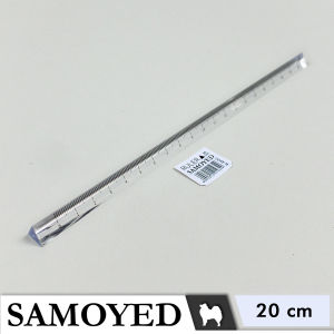 Penggaris / Mistar Prisma Segitiga Plastik Transparan / Bening / Plastic Transparent / Clear Triangular Prism Ruler 15 / 20 cm Samoyed RL-RM