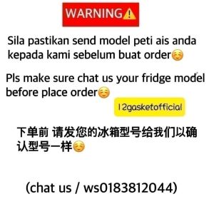 HITACHI-RVG660P3M REFRIGERATOR DOOR GASKET/GETAH PINTU PETI SEJUK/冰箱门密封条胶