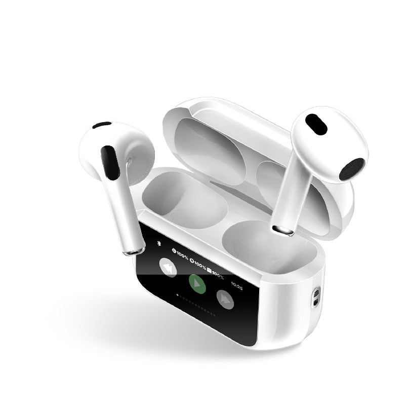 Asaki รุ่น AK-Touch3 Earphone Bluetooth 5.3 หูฟังบลูทูธไร้สาย มีจอ LED ทัชสกรีน เบสหนัก - ประกัน 1 ปี