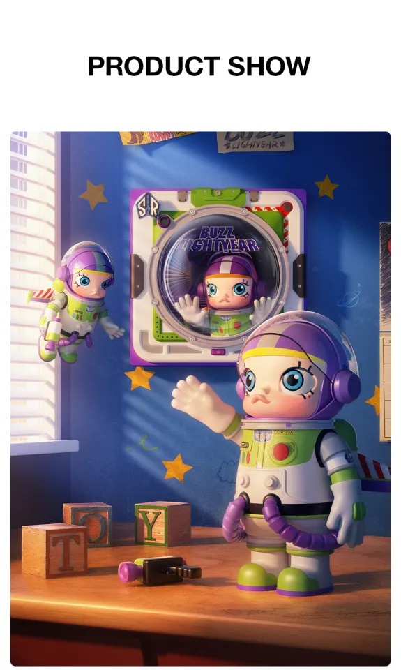 Local Delivery] POP MART MEGA SPACE MOLLY 400% BUZZ LIGHTYEAR
