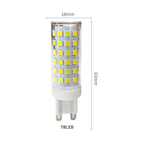 10Pcs G9 LED Bulb 5W 7W 9W 11W 13W 15W 220V LED Light Bulbs Tri-color Strobe-free Ceramic Lamp Halogen Pendant Lamps