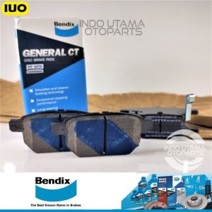Kampas Rem Belakang Vios 2007-2013 BENDIX Brake Pad DB 1786