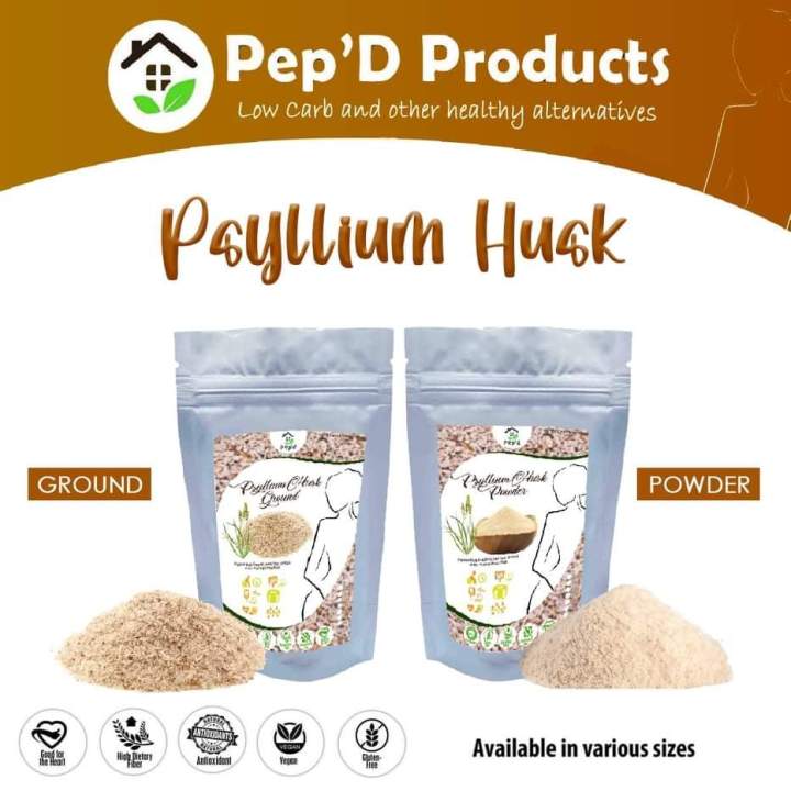 Psyllium Husk (Ground/Powder) High Fiber Keto Lazada PH