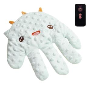 Baby Soothing Hand Comforting Pillow Cartoon Pacify Doll Toy for Sleep Assist Automatic Patting Function with Remote