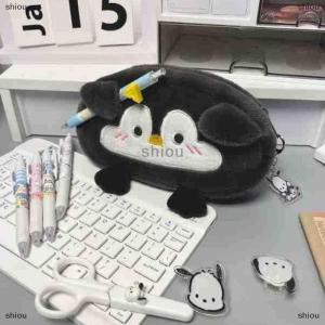 [COD] shiou Phim hoạt hình dễ thương chim cánh cụt nhỏ công suất lớn bút chì sang trọng trường hợp Trường Học cung cấp túi văn phòng phẩm