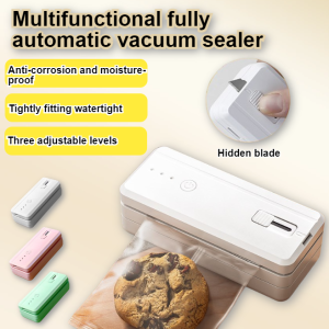 Small home multifunctional snacks automatic vacuum sealing machine