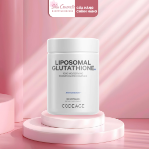 Viên Uống Trắng Da CODEAGE Glutathione Liposomal 1000mg Glutathione Mỹ - Chống Oxy Hóa Tăng Sinh Collagen - 60 Viên