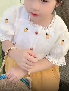 KYII Girls suits children Cute summer two Set ky22164