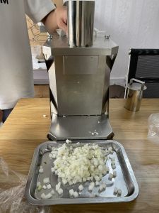 Máy thái hành tây hạt lựu với các cỡ 6 8 10 12 15mm tùy ý lựa chọn