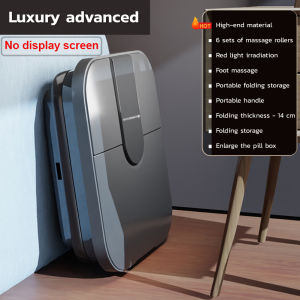 Folding electric foot bath barrel foot massager wireless remote control timing LCD display household massage foot bath heating electric constant temperature health artifact fumigation foot bath barrel  manowshopz