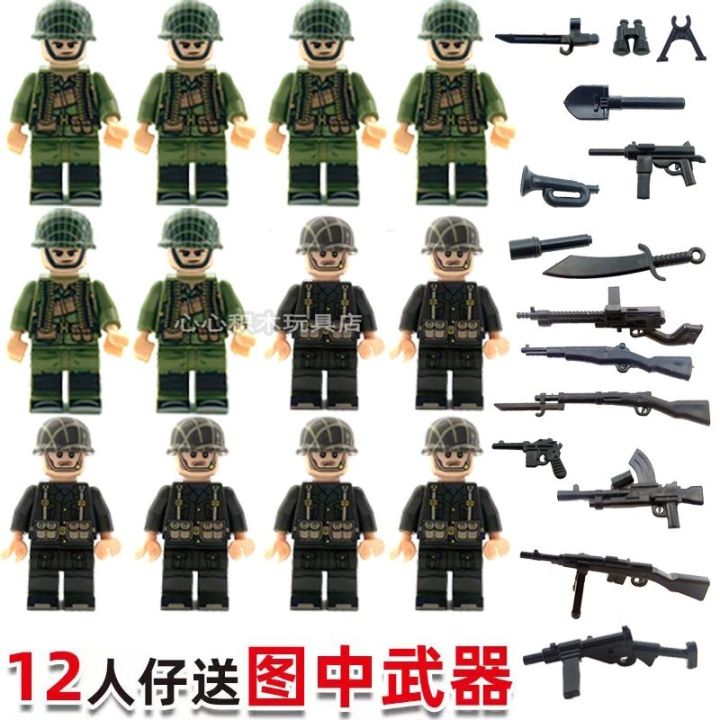 Compatible with LEGO building blocks WWII Military Eighth Route