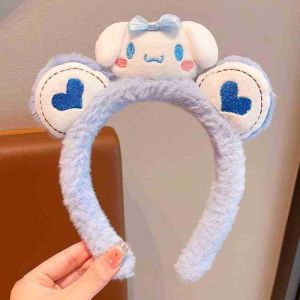 Sanrio Headband Kuromi My Melody Kawaii Hello Kitty Cartoon Cinnamoroll Hairband Headdress Girl Heart Hairpin Accessories
