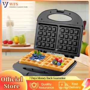 【Flagship】Waffle Maker Belgian Waffle Maker Non Stick Chaffle Maker Anti-scalding Mini Waffle Maker Machine for Waffles Sandwiches