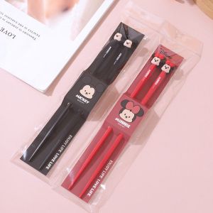 sumpit makan gambar kartun set (1 pasang) alat makan sumpit