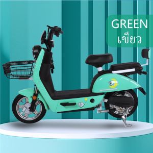 จักรยานไฟฟ้า 500W สกู๊ตเตอร์ไฟฟ้า รุ่น Electric Scooter A4 พร้อมBattery 48V12A/36V12A สำหรับผู้ใหญ่ รองรับน้ำหนักได้150 กิโลกรัมมาพร้อมตะกร้าหน้าและไฟเลี้ยว