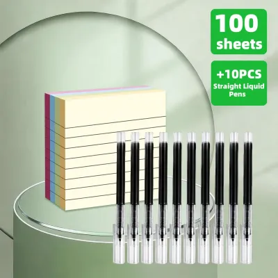 200 Sheets Long Line Sticky Notepad INS Post Sticky It Notes Large Tag Students Note Paper Office Computer Message Board Sticky Notes