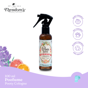 Theodores Poofume Potty Cologne 100ml - All Natural I Vegan Toilet Perfume