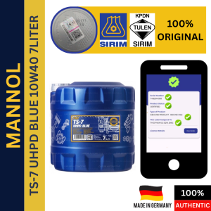 (MADE IN GERMANY) MANNOL MN7107 TS-7 UHPD Blue 10W40 (7L)