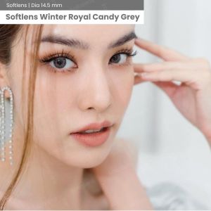 Softlens My Winter Royal Candy Gray 14.5 mm Natural Lens / Softlen My Winter Royal Candy by Pinkin Softlens