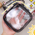 Travel PVC Waterproof Cosmetic Bags Women Transparent Zipper Makeup Bags Organizer Bath Wash Make Up Tote Handbags Case. 
