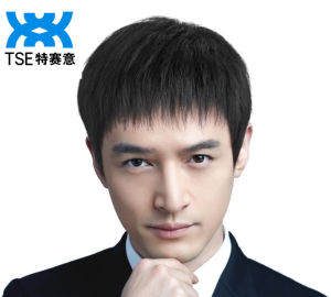 FCTSE Wig for men Male Wig True Hair Dad Wig Fashion Flat Hand-knitted Breathable Natural Light Real Hair Wigs RW02