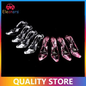 [Eleanor] 24 cái/túi trang trí nhà búp bê cao gót trong suốt thu nhỏ 1:12