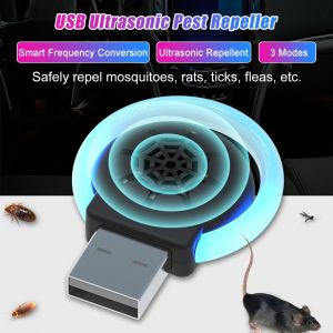 . Electric Insect Killers  Role remover ultrasonic mosquito repellent car carworm repeller USB portable household rat -proof