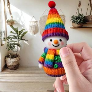 [Faster YG] จี้ตุ๊กตาหิมะสี2D รูปการ์ตูนไม้เครื่องประดับแบบแขวนต้นคริสต์มาสงานประดิษฐ์ตกแต่งบ้านงานเลี้ยงปีใหม่ของตกแต่งบรรยากาศ