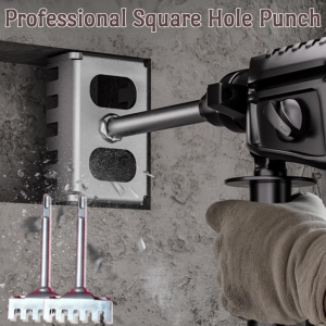 Professional Square Hole Punch For Electrical Box Square Socket Puncher Installation Durable Electric Wall Hole Opener