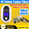 Listrik Mengusir tikus Ultrasonik Alat Suara Pengusir tikus 100M Tidak berbahaya bagi manusia dan hewan peliharaan USG untuk mengusir hama seperti tikus kecoak kadal nyamuk ular Mouse Rat repellent anti tikus elektrik. 