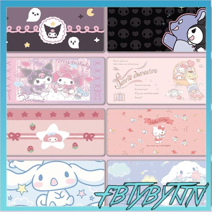 Sanrio Mouse Pad Oversized Girl Hellokitty Cinnamon Dog Kuromi Cute