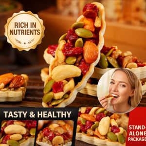 Nut Boat Crisps Crispy and Appetizing Snacks Authentic Nut Boat Crisps Nutritious Biscuits Healthy Pastries八宝坚果船挞