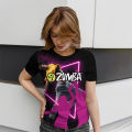Women's Fully Sublimated Shirt GAD Jersey zumba wear outfit for women Love Zumba Zumbawear Breathable uniform T-shirt for women Top CODE:2. 