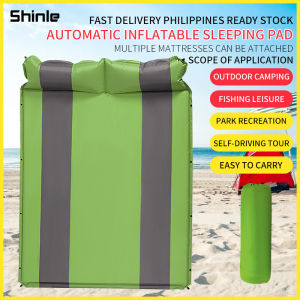 Outdoor Camping Mattres Automatic Inflatable Mat Portable Waterproof Folding Sleeping Pad Bed Airbed