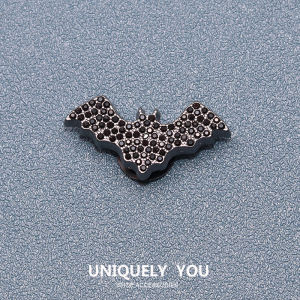 Metal jibbitz cross charms Shoe Buckle Hole Shoe Accessories metal Black Heart Chain Fashion Shoes Accessories