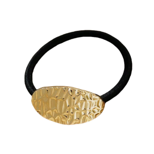 Metal Hair Ties For Women Irregular Shell Pattern Ponytail Holder Simple Ponytail Hair Bands Fashion Hair Accesories