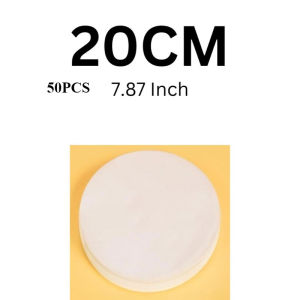 50/100Pcs Round Baking Paper NonStick Liner Greaseproof Parchment Paper Cake BBQ Air Fryer Paper