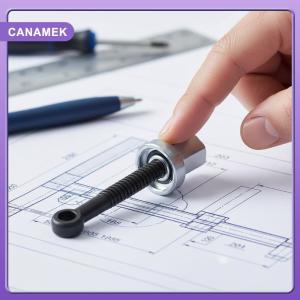 【CANAMEK】 Fence Wire Tensioner Manual 3mm Galvanized Steel Rust Resistant Ideal for Garden Maintenance Outdoor Use