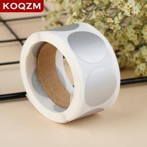 [COD] KOQZM KITCHEN 300Pcs Round Scratchs Off Stickers 1 Inch Scratc Off Labels Sticker