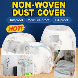 Thickened Enlarged Non-Woven Dust Cover Reusable Household Appliances Dustproof Storage Cover Round Head Elastic Mouth