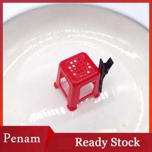 [PAM] Simulate Fun Unique Red Stools Hairpin Funny Hair Clips Hair Accessories