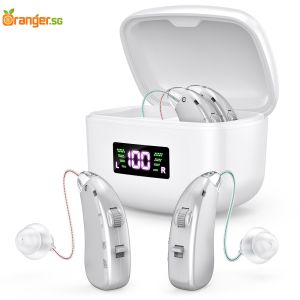 Hearing Aids Rechargeable Noise Canceling With Volume Control For Seniors