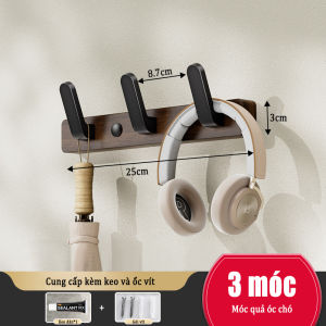 Móc treo đồ bằng gỗ óc chó được làm từ gỗ óc chó Bắc Mỹ chất lượng cao. Chúng không thấm nước chống gỉ và chống ăn mòn. Chúng có thể được sử dụng để treo túi xách quần áo v.v. Chúng có khả năng chịu tải mạnh và có thể được lắp trên tường mà không cần đ