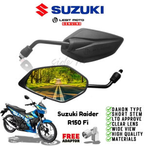 Suzuki Raider R150 Fi LEGITMOTO SIDE MIRROR SHORT STEM CLEAR AND NON-GRADED LENS (DAHON TYPE) 7440