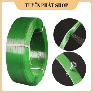 Dây đai nhựa PET đóng hàng (cuộn 20kg màu xanh) bản 16mm-19mm