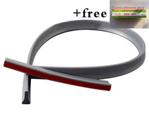 1-2M Silicone Bathroom Water Stopper Blocker Shower Dam Nonslip Dry And Wet Separation Flood Barrier Door Bottom Sealing Strip