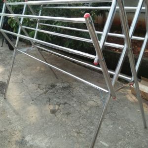 rak Jemuran Baju 9 Palang Stainless Steel samudra bina karya